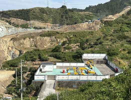 新建瑞梅铁路临近燃气管道爆破安全监测