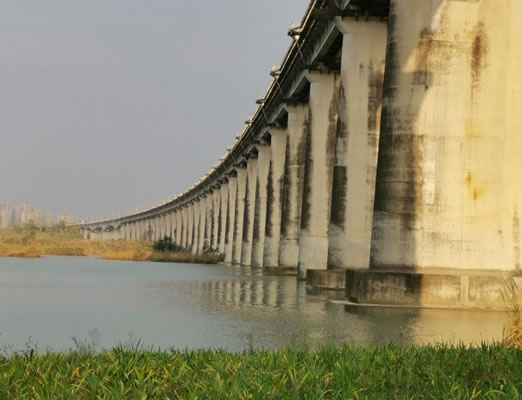 成达铁路涪江大桥安全监测