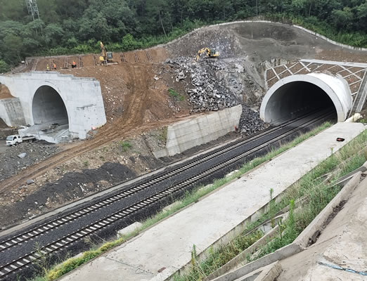 新建杭温铁路义乌至温州段站前1标邻近既有线